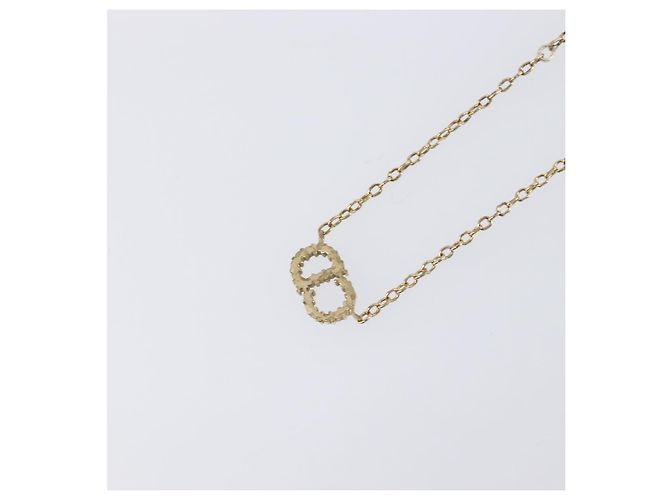 Collana Christian Dior metallo Gold Tone Auth 193471 - vista 10