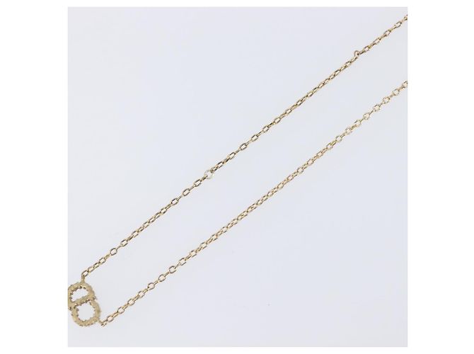 Collana Christian Dior metallo Gold Tone Auth 193471 - vista 11