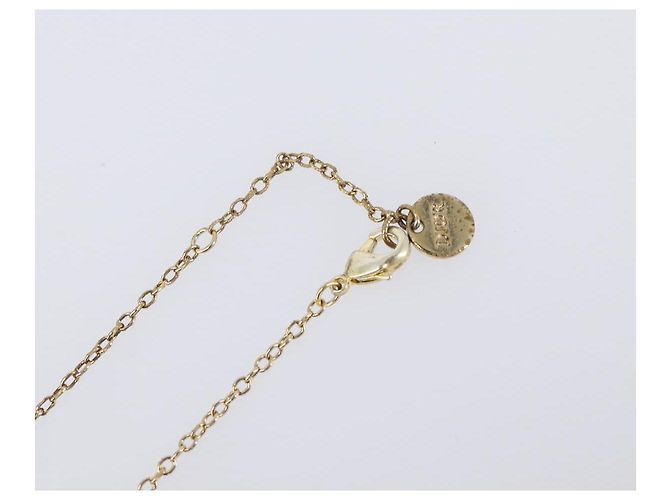 Collana Christian Dior metallo Gold Tone Auth 193471 - vista 14