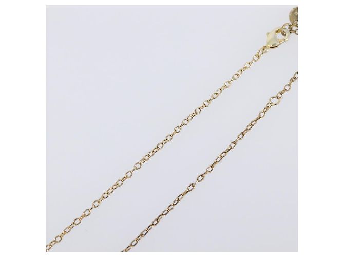 Collana Christian Dior metallo Gold Tone Auth 193471 - vista 7