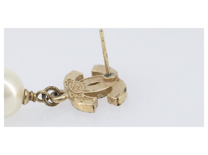 CHANEL Pierce metal Gold Tone CC Auth 198821 - vista 16
