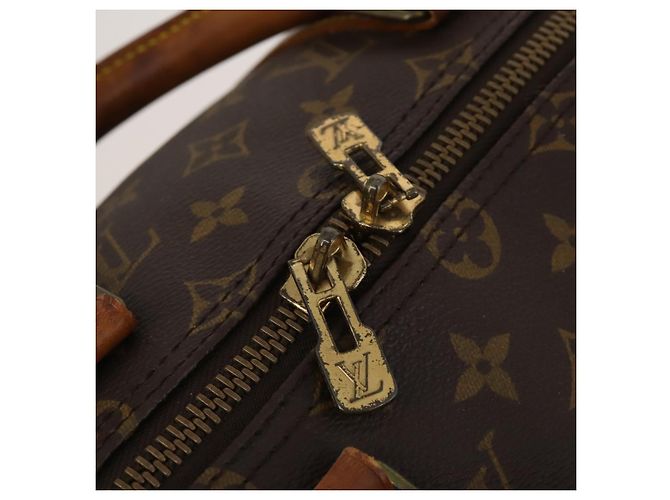 LOUIS VUITTON Monogram Keepall Bandouliere 50 Borsa Boston M41416 LV Auth BA14658 Monogramma - vista 10