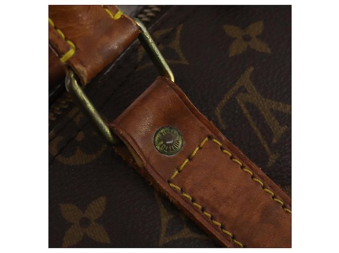 LOUIS VUITTON Monogram Keepall Bandouliere 50 Borsa Boston M41416 LV Auth BA14658 Monogramma - vista 9