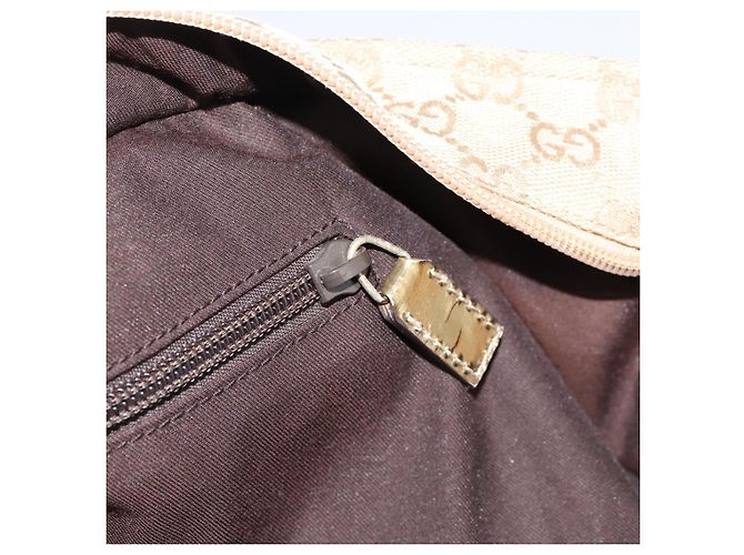 Borsa Tote GUCCI GG Canvas Sherry Line Beige 131230 Auth 197665 - vista 22