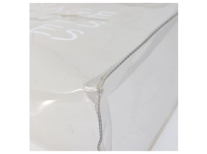 Hermès Borsa a mano HERMES Kelly in vinile, Vinile Trasparente Oro Auth 200295 D'oro - vista 9