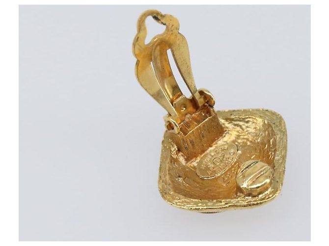 Orecchini CHANEL metallo Gold CC Auth 199734V D'oro - vista 4