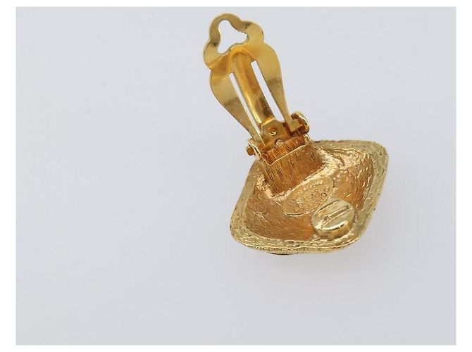 Orecchini CHANEL metallo Gold CC Auth 199734V D'oro - vista 9