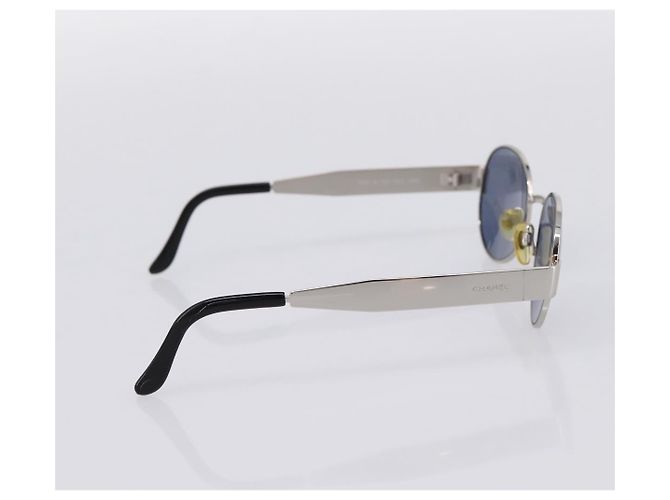 Gafas de sol CHANEL Metal Silver Black CC Auth BA15289V Negro Plata - vista 3