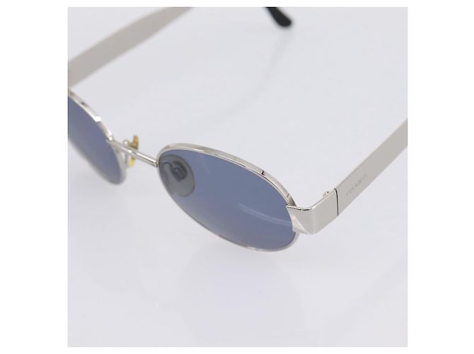 Gafas de sol CHANEL Metal Silver Black CC Auth BA15289V Negro Plata - vista 8