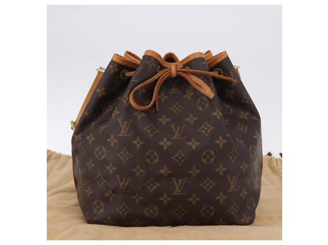LOUIS VUITTON Borsa a tracolla Monogram Petit Noe M42226 LV Auth 194171SAV Monogramma - vista 12