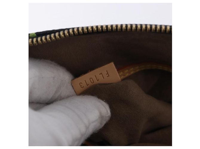 Borsa a mano LOUIS VUITTON Monogram Multicolor Alma Nera M92646 LV Auth BA15314V Nero - vista 12
