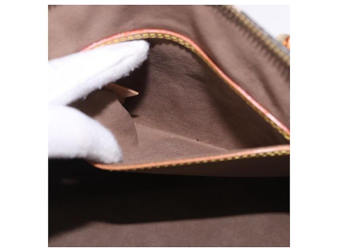 Borsa a mano LOUIS VUITTON Monogram Multicolor Alma Nera M92646 LV Auth BA15314V Nero - vista 21