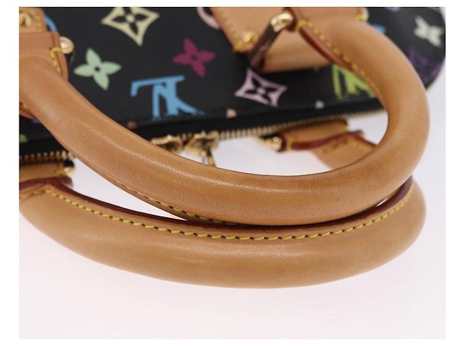 Borsa a mano LOUIS VUITTON Monogram Multicolor Alma Nera M92646 LV Auth BA15314V Nero - vista 8