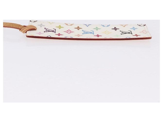 LOUIS VUITTON Monogram Multicolor Mark Page Kadu Bookmark M99196 LV Auth 198559V White - view 5