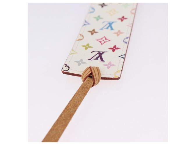 LOUIS VUITTON Monogram Multicolor Mark Page Kadu Bookmark M99196 LV Auth 198559V White - view 6