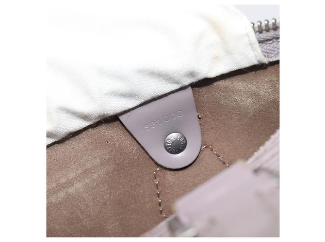 Sac à main LOUIS VUITTON Epi Speedy 25 Gray Lilac M4301B LV Auth 199172A Marron Violet - vue 12
