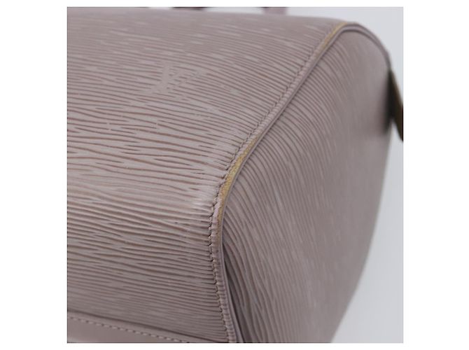 Sac à main LOUIS VUITTON Epi Speedy 25 Gray Lilac M4301B LV Auth 199172A Marron Violet - vue 16