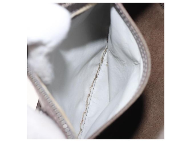 Sac à main LOUIS VUITTON Epi Speedy 25 Gray Lilac M4301B LV Auth 199172A Marron Violet - vue 22