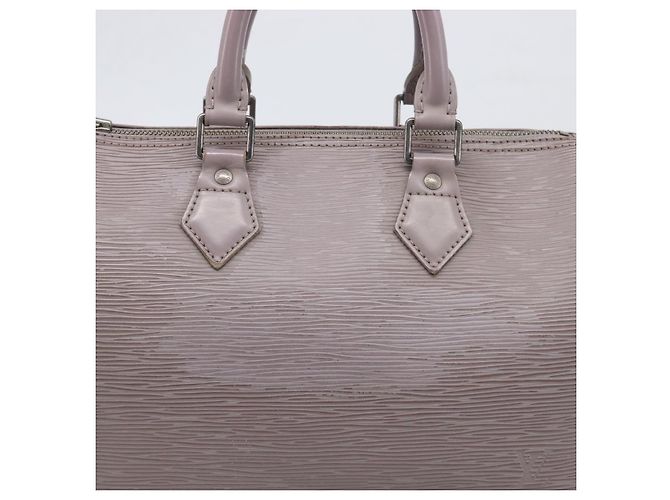 Sac à main LOUIS VUITTON Epi Speedy 25 Gray Lilac M4301B LV Auth 199172A Marron Violet - vue 3