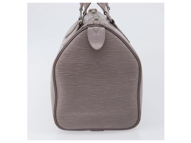 Sac à main LOUIS VUITTON Epi Speedy 25 Gray Lilac M4301B LV Auth 199172A Marron Violet - vue 4
