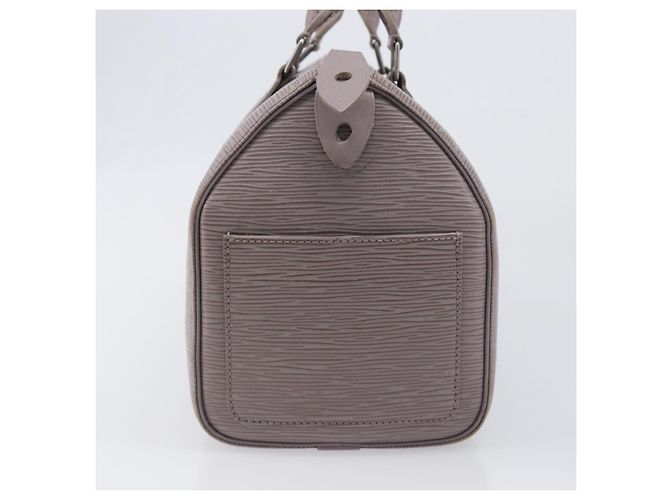 Sac à main LOUIS VUITTON Epi Speedy 25 Gray Lilac M4301B LV Auth 199172A Marron Violet - vue 5