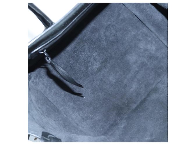 Céline Borsa a mano CELINE Luggage Phantom in pelle nera autentica am12412M Nero - vista 10
