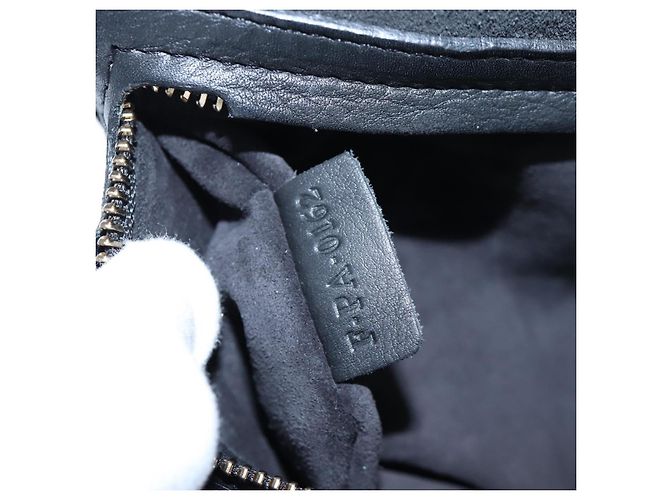 Céline Borsa a mano CELINE Luggage Phantom in pelle nera autentica am12412M Nero - vista 11