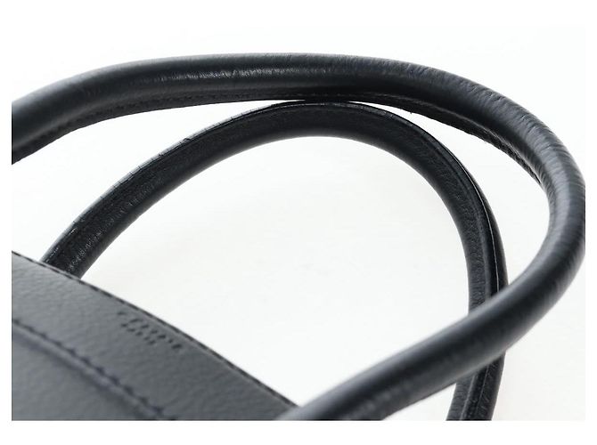 Céline Borsa a mano CELINE Luggage Phantom in pelle nera autentica am12412M Nero - vista 14
