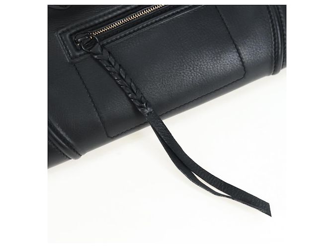 Céline Borsa a mano CELINE Luggage Phantom in pelle nera autentica am12412M Nero - vista 18