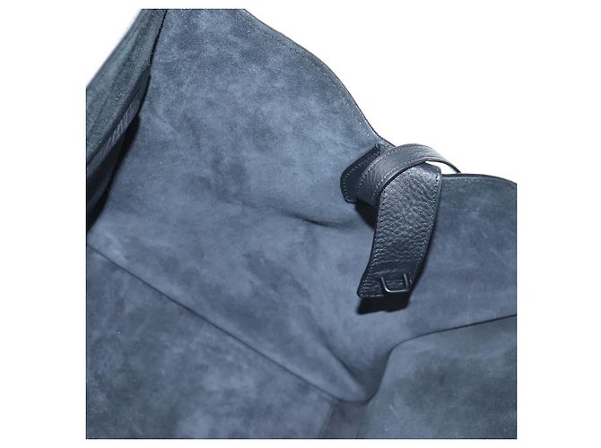 Céline Borsa a mano CELINE Luggage Phantom in pelle nera autentica am12412M Nero - vista 21