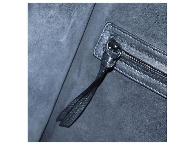 Céline Borsa a mano CELINE Luggage Phantom in pelle nera autentica am12412M Nero - vista 23