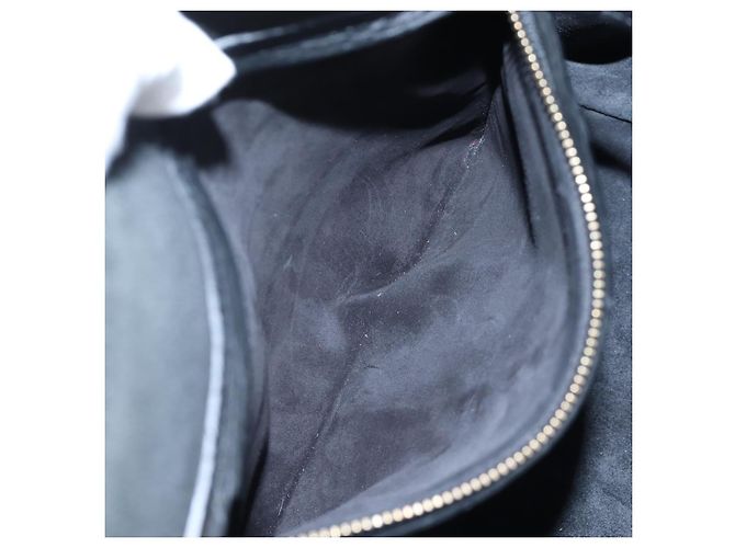Céline Borsa a mano CELINE Luggage Phantom in pelle nera autentica am12412M Nero - vista 24