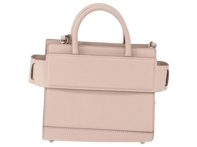 Borsa a mano GIVENCHY Horizon in pelle 2way Rosa Argento Auth BA14820M - vista 13