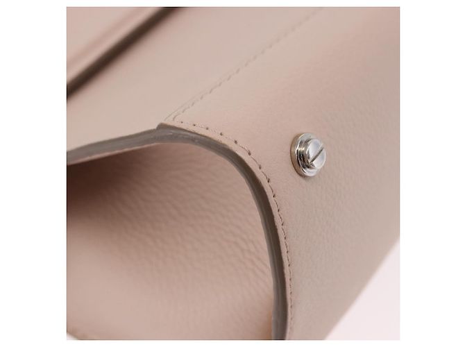 Borsa a mano GIVENCHY Horizon in pelle 2way Rosa Argento Auth BA14820M - vista 16