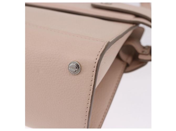Borsa a mano GIVENCHY Horizon in pelle 2way Rosa Argento Auth BA14820M - vista 19