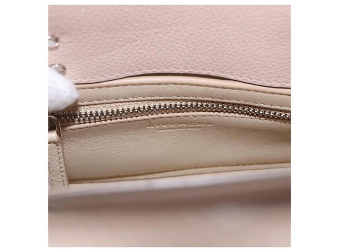 Borsa a mano GIVENCHY Horizon in pelle 2way Rosa Argento Auth BA14820M - vista 22