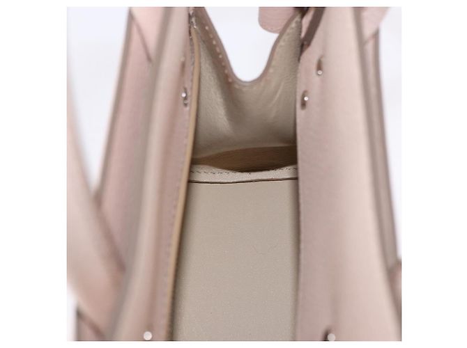 Borsa a mano GIVENCHY Horizon in pelle 2way Rosa Argento Auth BA14820M - vista 23