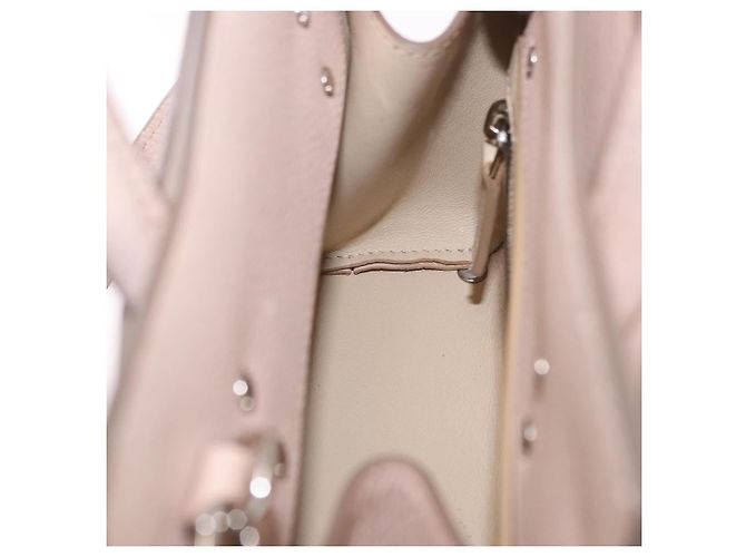 Borsa a mano GIVENCHY Horizon in pelle 2way Rosa Argento Auth BA14820M - vista 24