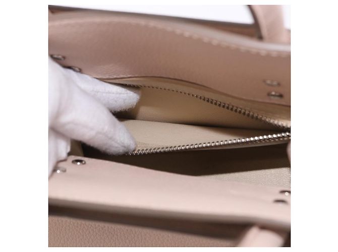 Borsa a mano GIVENCHY Horizon in pelle 2way Rosa Argento Auth BA14820M - vista 26