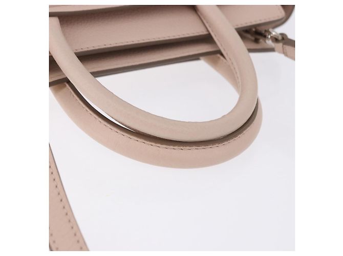 Borsa a mano GIVENCHY Horizon in pelle 2way Rosa Argento Auth BA14820M - vista 8
