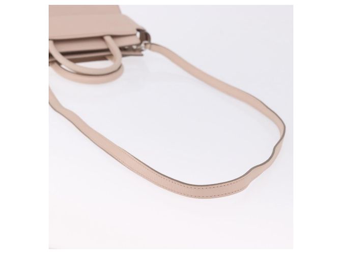 Borsa a mano GIVENCHY Horizon in pelle 2way Rosa Argento Auth BA14820M - vista 9