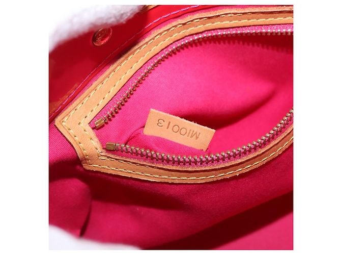 Borsa a mano LOUIS VUITTON Monogram Vernis Reade PM Fuchsia Pink M91221 Auth 198531 Rosa Fuschia - vista 12