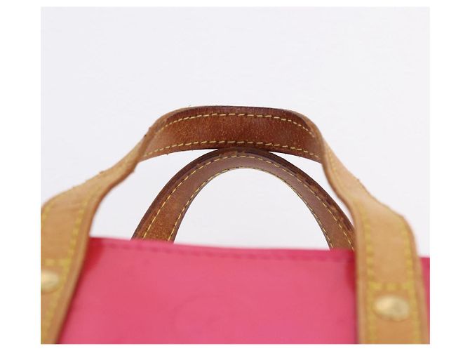 Borsa a mano LOUIS VUITTON Monogram Vernis Reade PM Fuchsia Pink M91221 Auth 198531 Rosa Fuschia - vista 14
