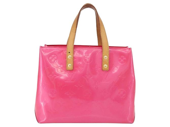 Borsa a mano LOUIS VUITTON Monogram Vernis Reade PM Fuchsia Pink M91221 Auth 198531 Rosa Fuschia - vista 2
