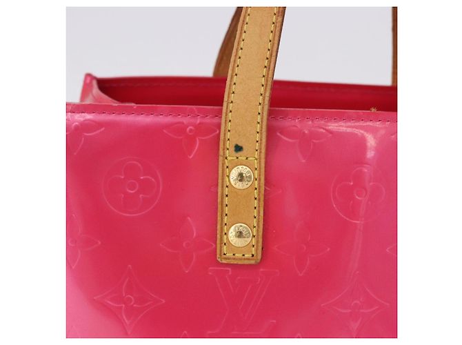 Borsa a mano LOUIS VUITTON Monogram Vernis Reade PM Fuchsia Pink M91221 Auth 198531 Rosa Fuschia - vista 3