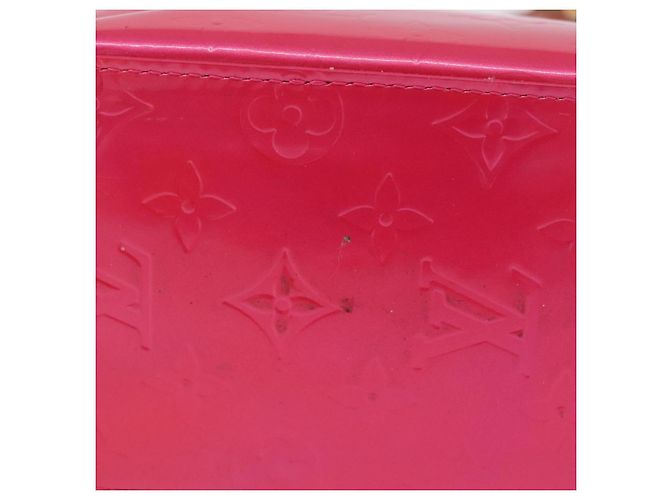 Borsa a mano LOUIS VUITTON Monogram Vernis Reade PM Fuchsia Pink M91221 Auth 198531 Rosa Fuschia - vista 7