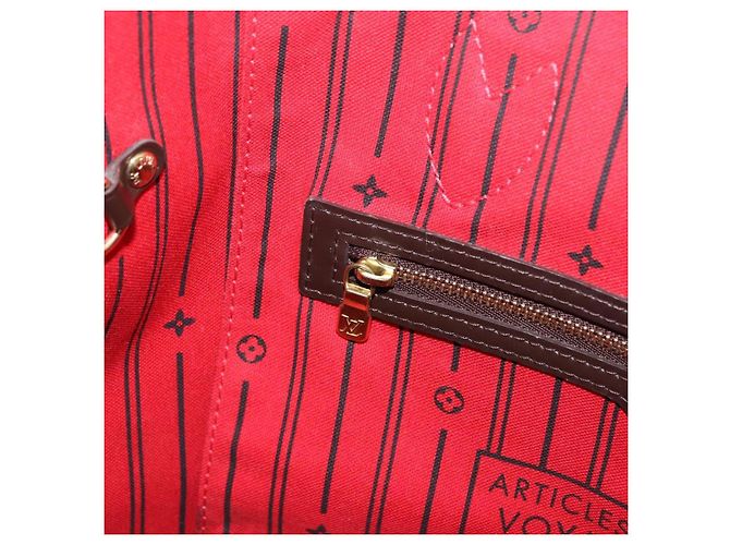 Borsa Tote LOUIS VUITTON Damier Ebene Neverfull GM N51106 LV Auth fm5448V - vista 23