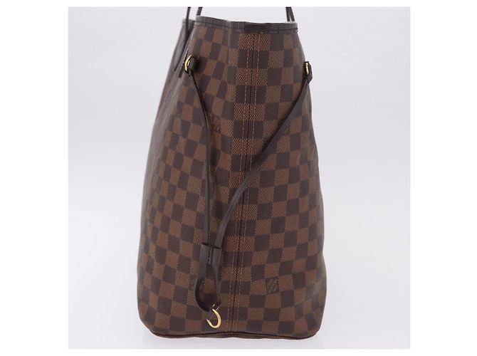 Borsa Tote LOUIS VUITTON Damier Ebene Neverfull GM N51106 LV Auth fm5448V - vista 3