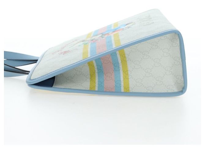 GUCCI GG Supreme Children's PVC Peter Rabbit White Blue 605614 Auth 196593SAM Light blue - view 3