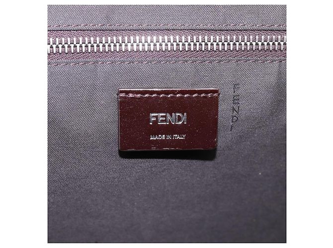 Borsa a mano FENDI Zucca Canvas 2way White Silver Auth ka5858M Argento Bianco - vista 19